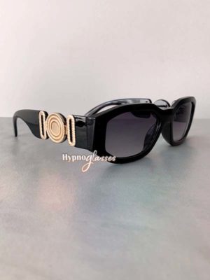 Arden Small Geometric Sunglasses Black 2