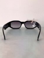 Arden Small Geometric Sunglasses Black 5
