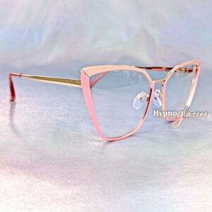 Clio Cat Eye Glasses Pink 2