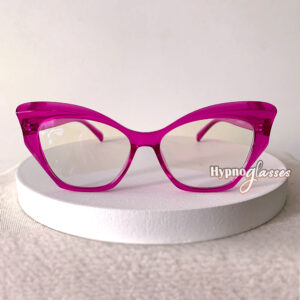 Nami hot pink cat eye blue light glasses for women