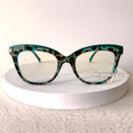 Camo cat eye blue light glasses for men and women Eleanor