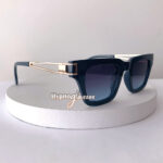 Bern blue square retro sunglasses for men frame