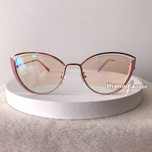 Olivia pink cat eye blue light glasses for women
