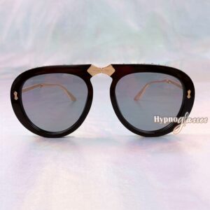 Couture Foldable Aviator Sunglasses Gray 1