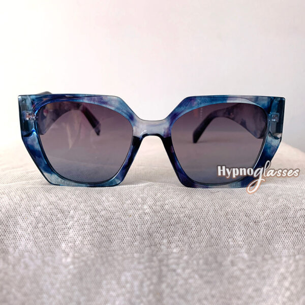 Sydney blue marble cat eye sunglasses