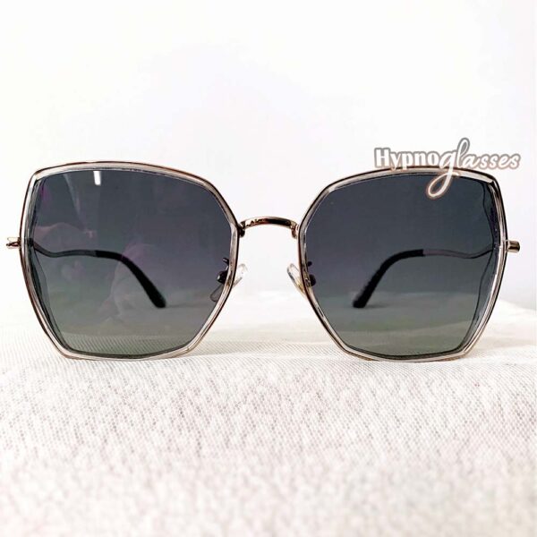 Esme gray polarized butterfly nylon sunglasses