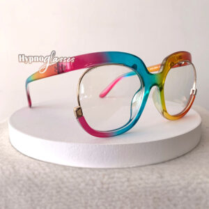 Rainbow blue light glasses for women "Libra" - side view