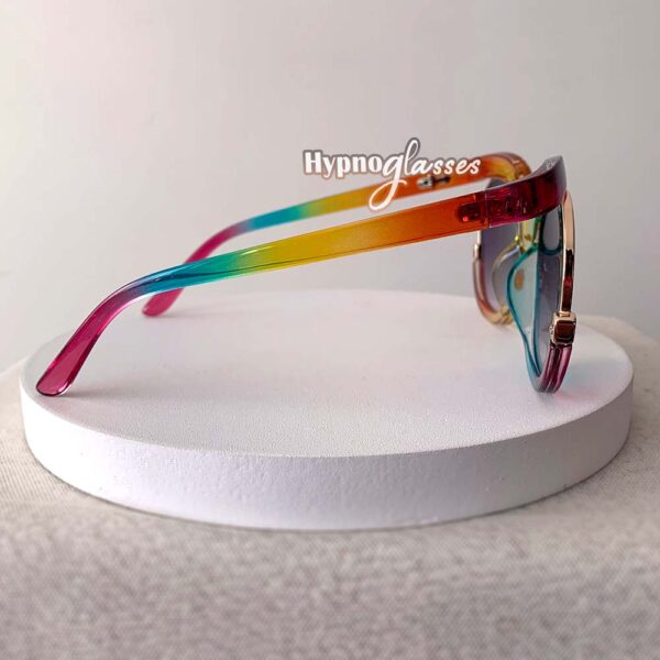 Libra sunglasses rainbow - side frame view