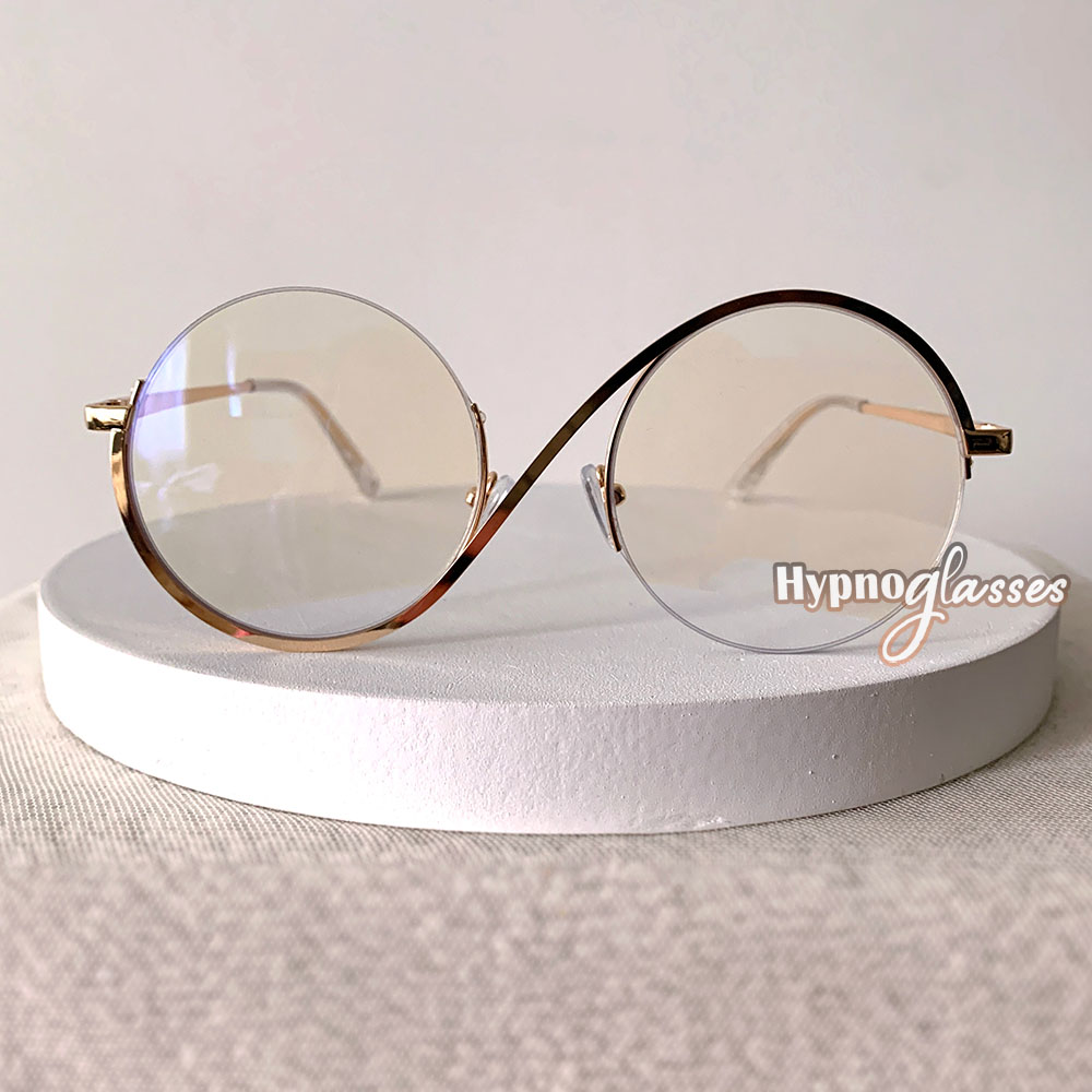 Swirl // gold // Blue Light Glasses HypnoGlasses