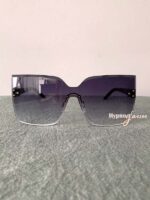 Kailyn Rimless Cat Eye Sunglasses Black 1