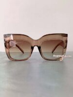 Kiera Oversized Cat Eye Sunglasses Brown 1
