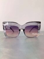 Kiera Oversized Cat Eye Sunglasses Purple 1