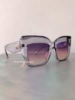 Kiera Oversized Cat Eye Sunglasses Purple 2