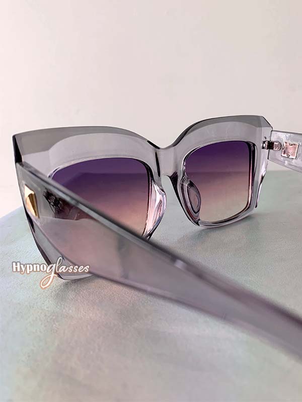 Kiera Oversized Cat Eye Sunglasses Purple 4