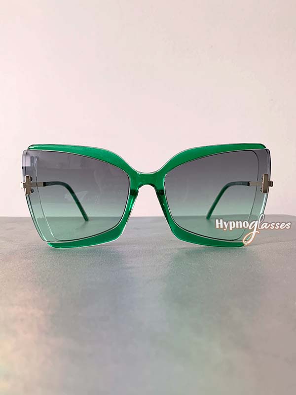Lelani Butterfly Sunglasses Green 1