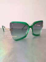 Lelani Butterfly Sunglasses Green 2