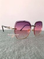 Linden Oval Sunglasses Purple 2