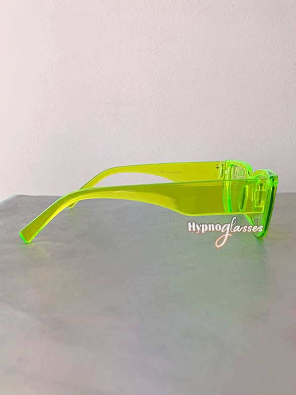 Neo Small Cat Eye Sunglasses Neon Green 3