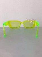 Neo Small Cat Eye Sunglasses Neon Green 4