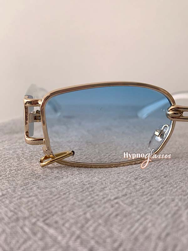 Pierce Small Sunglasses Blue 4