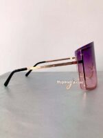 Wonder Oversized Shield Sunglasses Purple 3